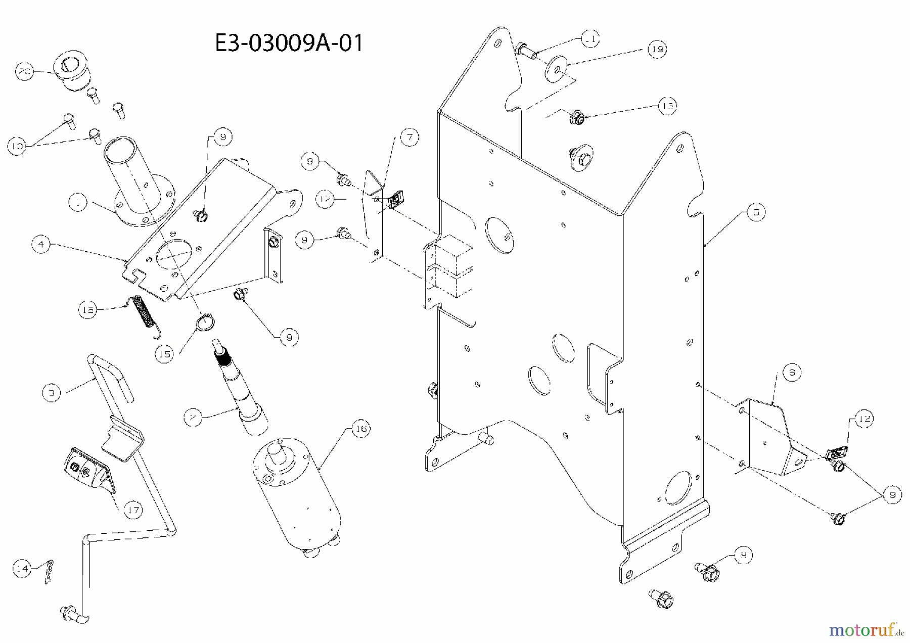 Massey Ferguson Mf 22 Gc 54ae52l 695 07 Steering Spareparts 714 0104 Pin Cot 072 Dia X 1 13 Lg