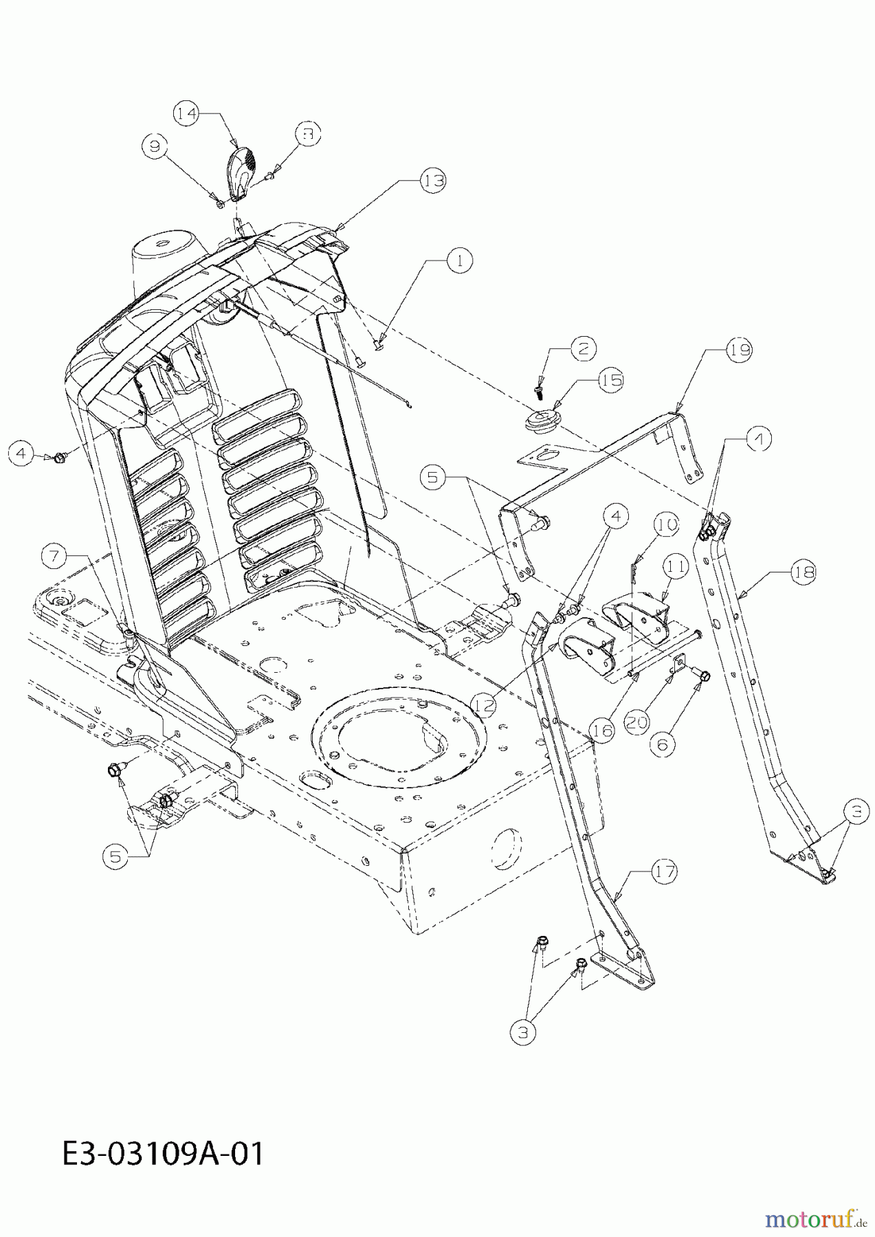 Massey Ferguson Lawn Tractors Mf 38 15 Sd 13av11cf695 2007 Dashboard Spareparts 