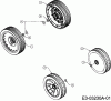 MTD untill 2011 SP 48 BM-6 12A-168R678 (2008) Spareparts Wheels