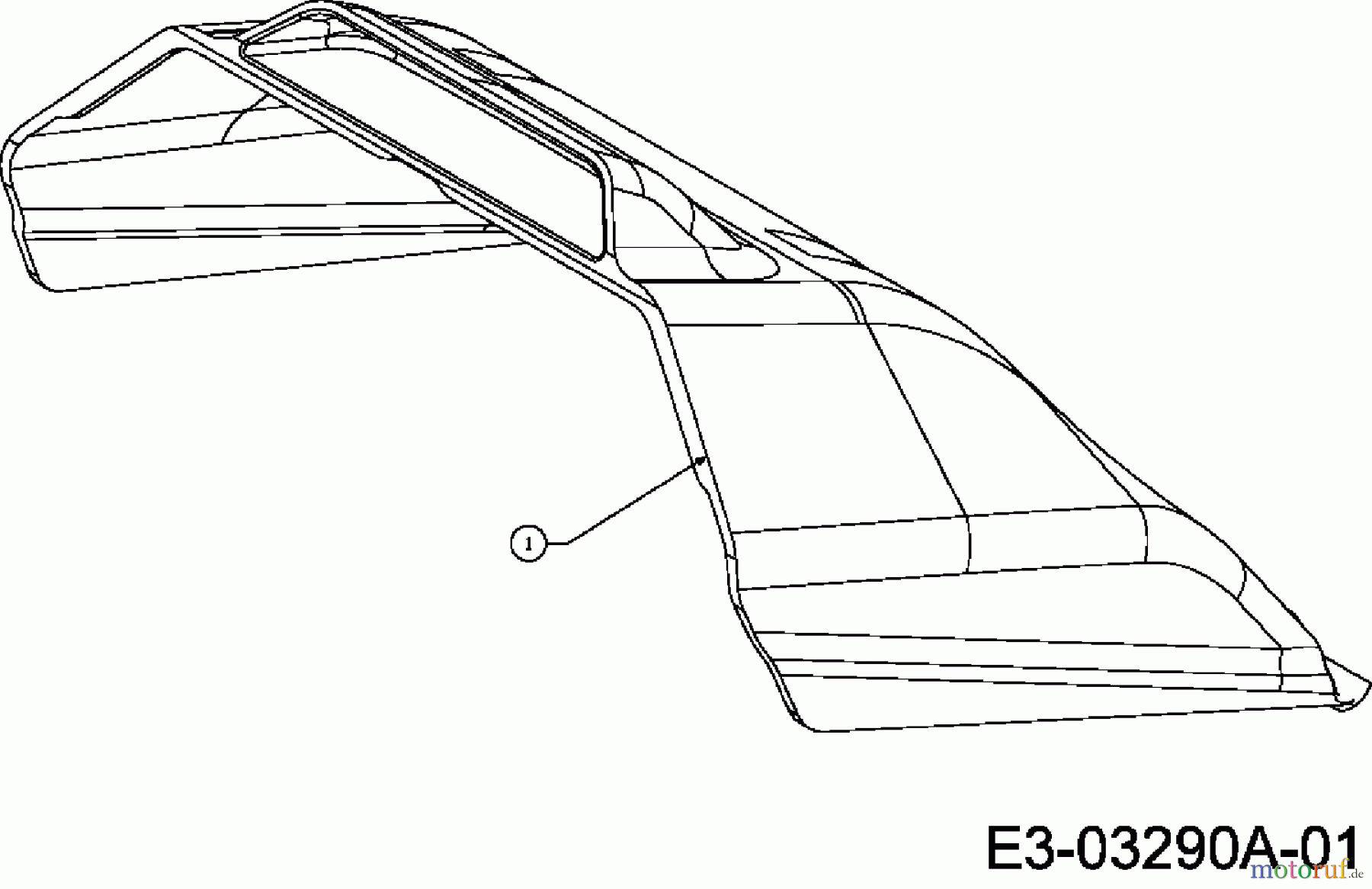  Merox Electric mower MX 40 E 18D-N4S-667  (2009) Rear flap