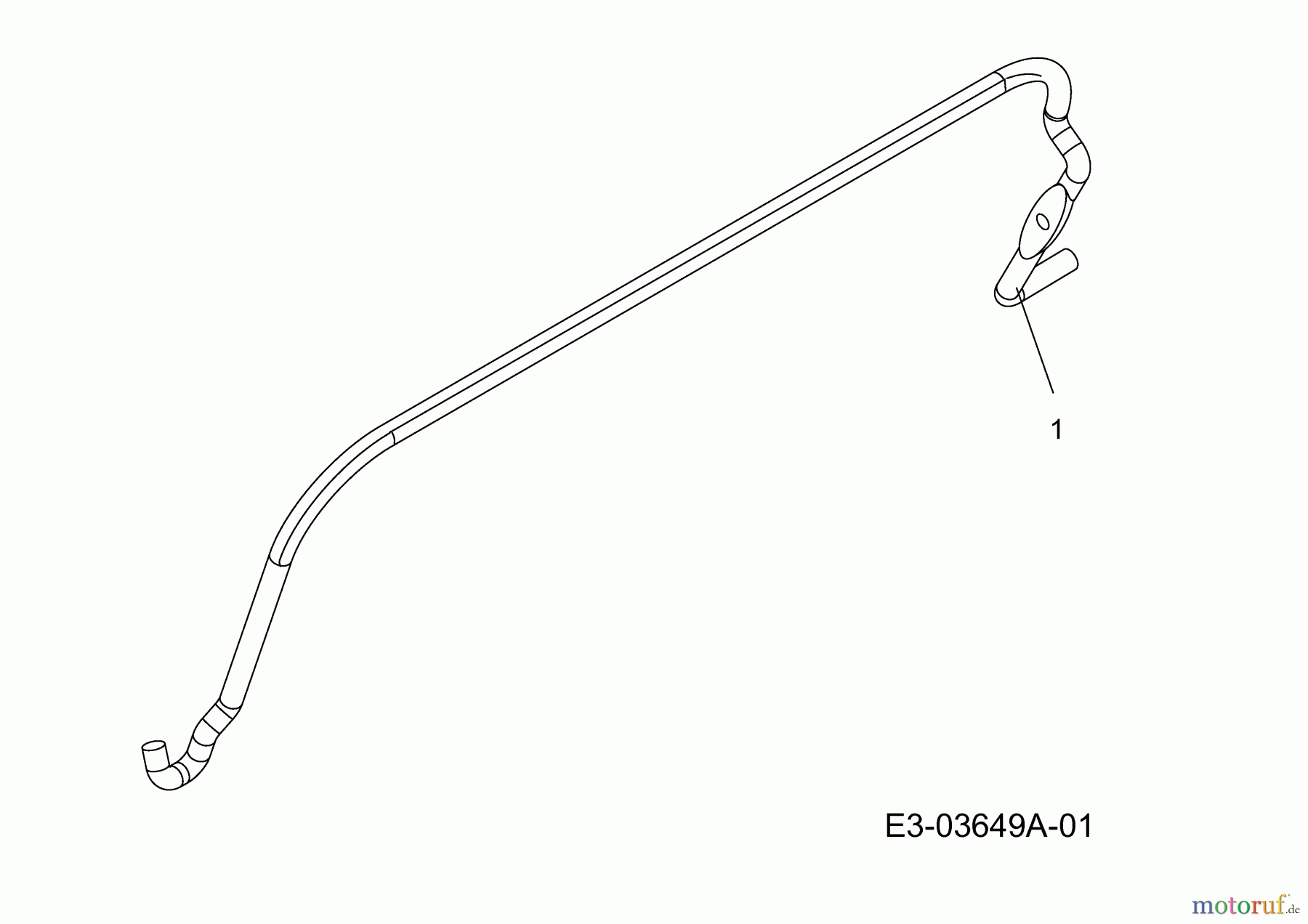  WOLF-Garten Expert Petrol mower Expert 46 B 11B-K15E650  (2014) Control lever