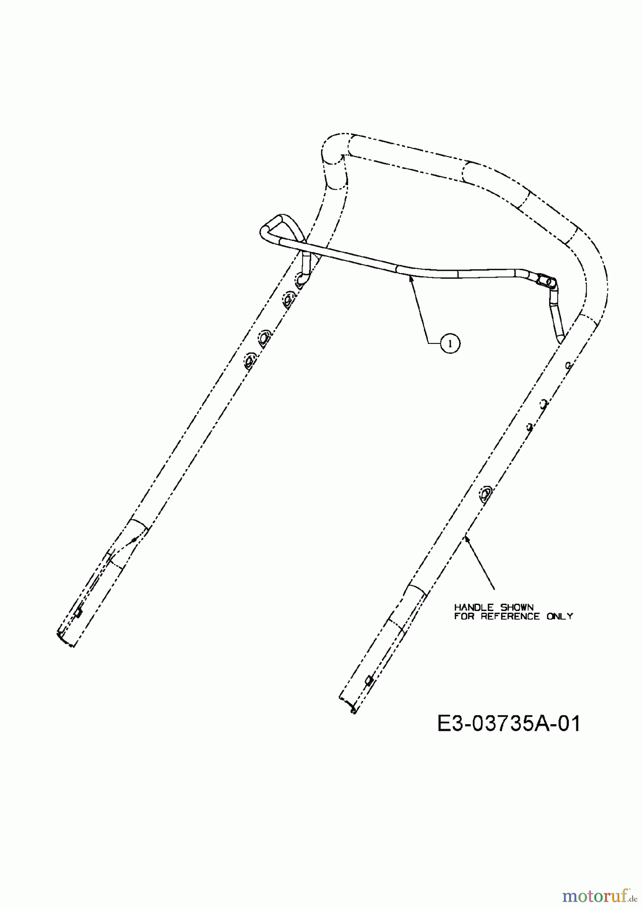  Yard-Man Petrol mower YM 5519 PO 11A-18M1643  (2008) Brake lever, Drive lever