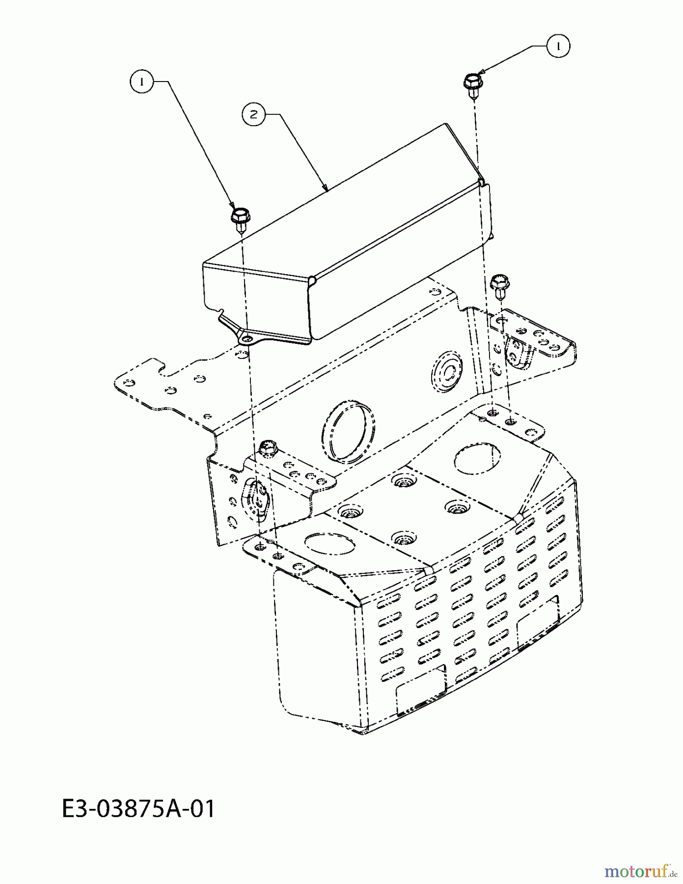  MTD Lawn tractors RS 180/107 13AT798G676  (2008) Engine accessories