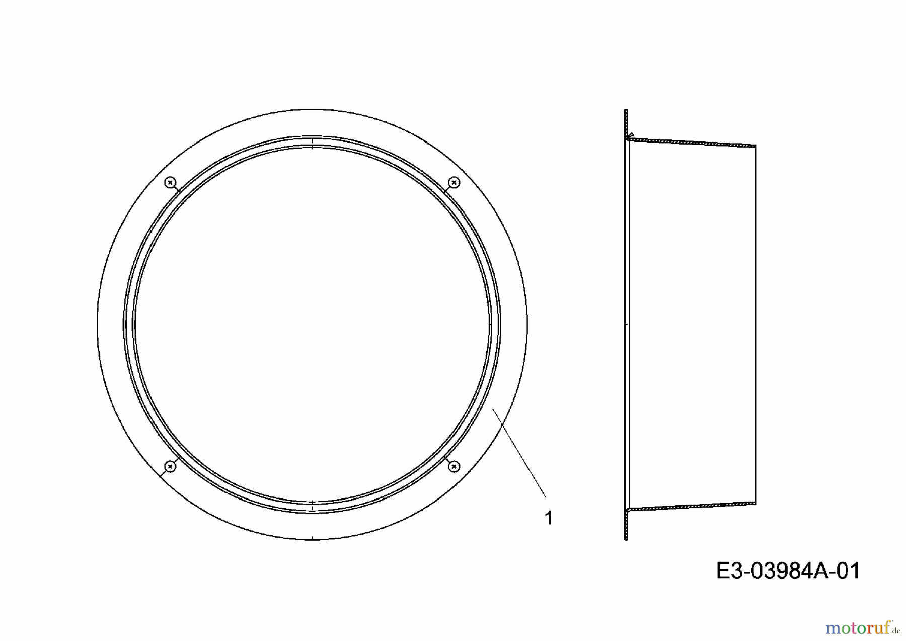  Gutbrod Lawn tractors GLX 105 RHL-K 13BG516N690  (2008) Engine duct