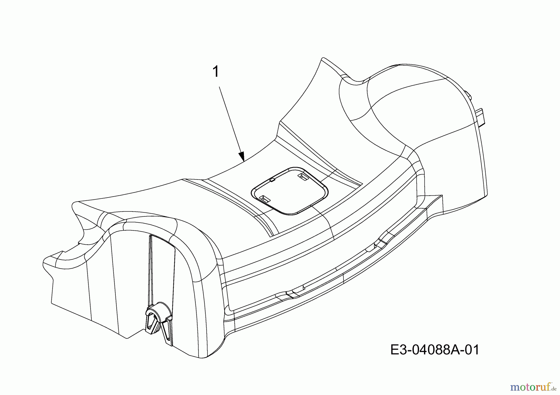  Wolf-Garten Petrol mower self propelled Select 5300 A 12A-POJ6650  (2014) Cover front axle