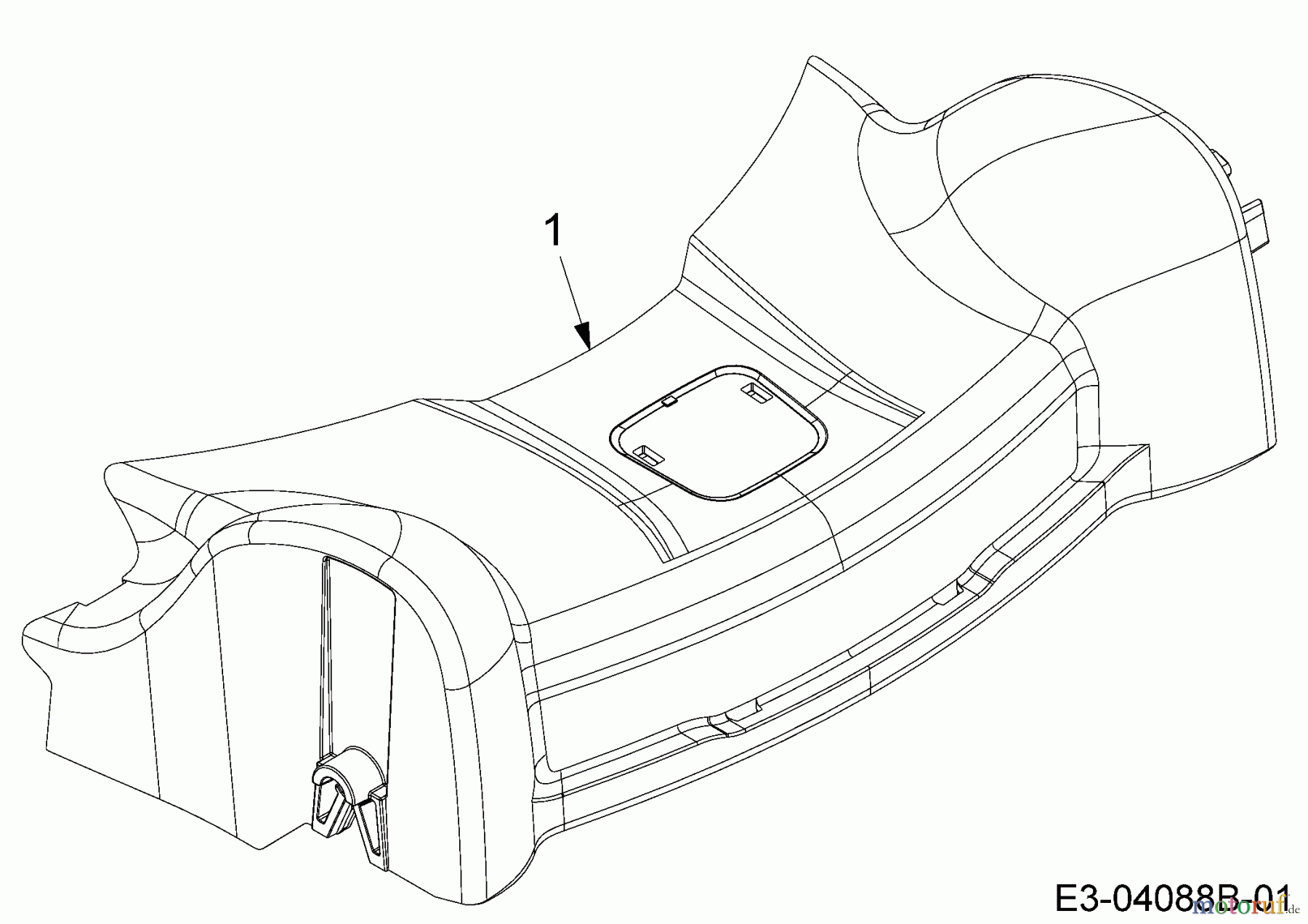  Wolf-Garten Petrol mower self propelled S 5300 A 12A-PO5M650  (2016) Cover front axle