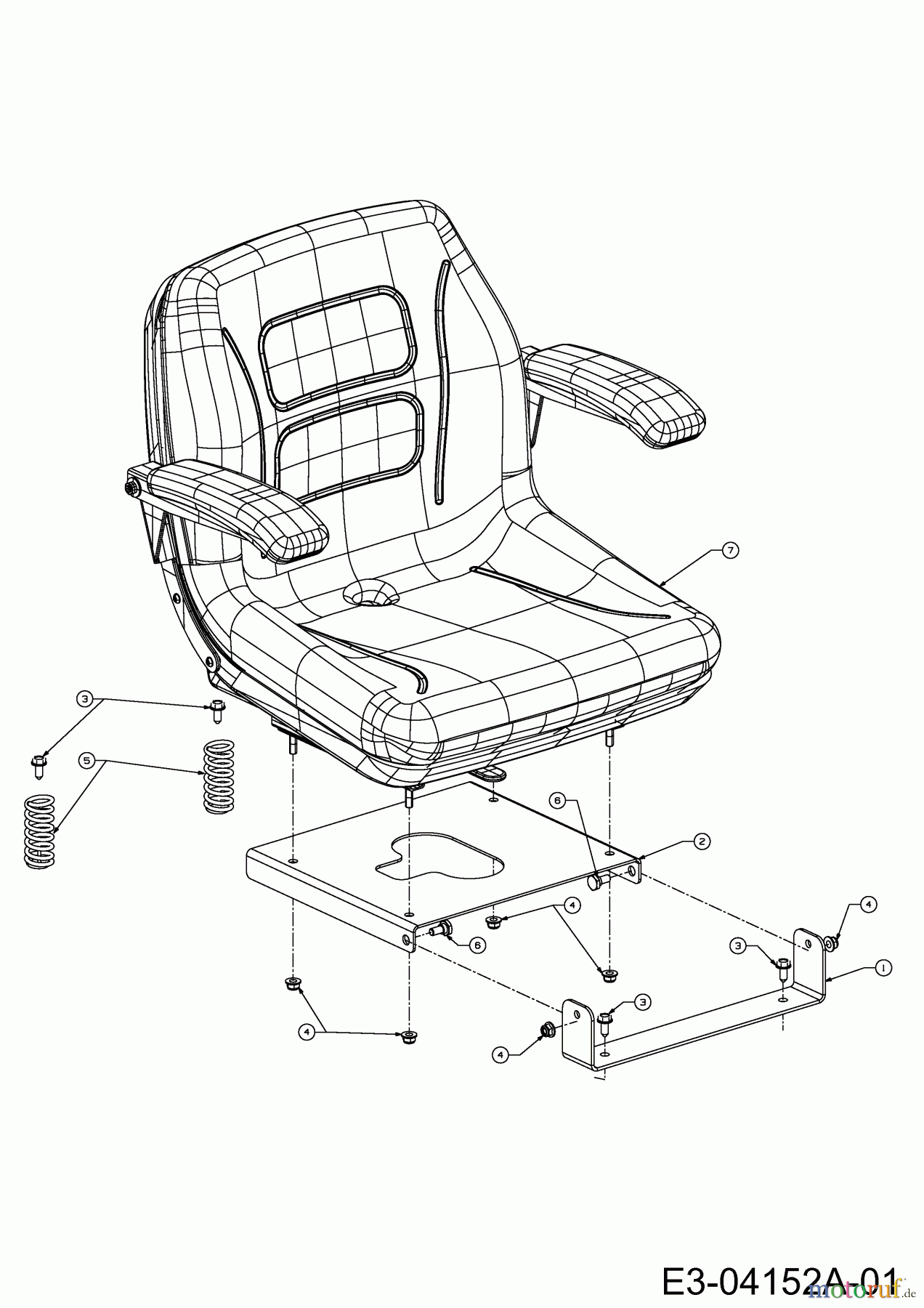  Cub Cadet Zero Turn FMZ 50 17AI4BFP603  (2008) Seat