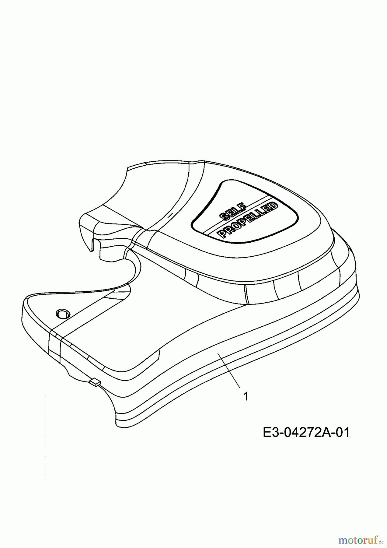  MTD Petrol mower self propelled SP 53 MHW 12A-568T615  (2009) Cover gearbox