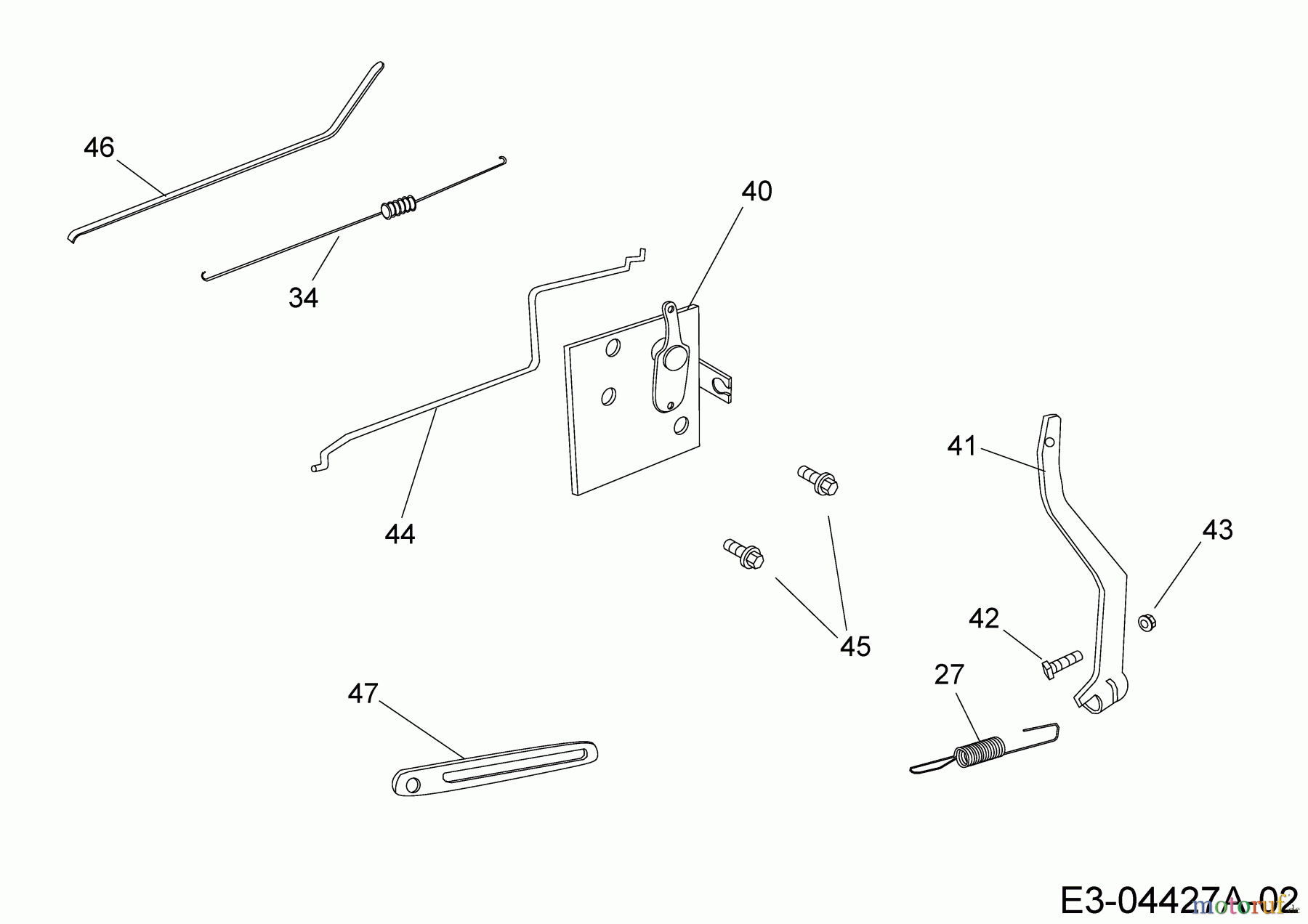  MTD-Engines Vertical 1P70MH 752Z1P70MH  (2008) Governor