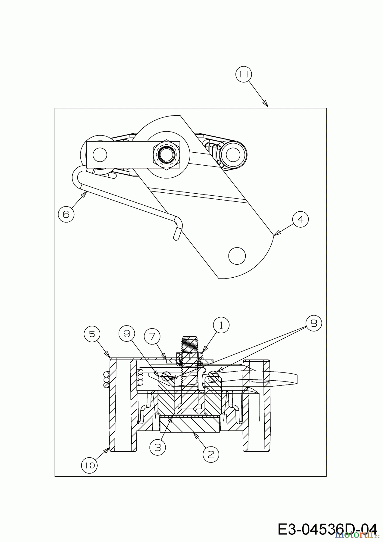  Cub Cadet Lawn tractors CC 1016 AF 13BD90AF603  (2015) Brake