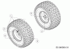 WOLF-Garten Expert Expert 107.175 H 13HD93WG650 (2016) Spareparts Front wheels 15x6