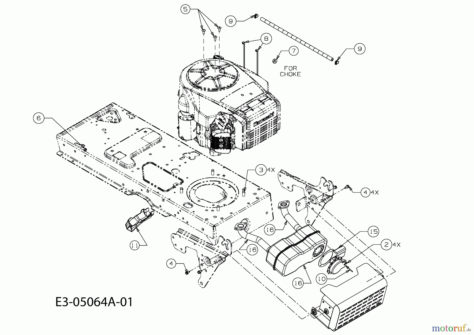  Verts Loisirs Lawn tractors VLK2 15H107 N 13AG79TG417  (2009) Engine accessories