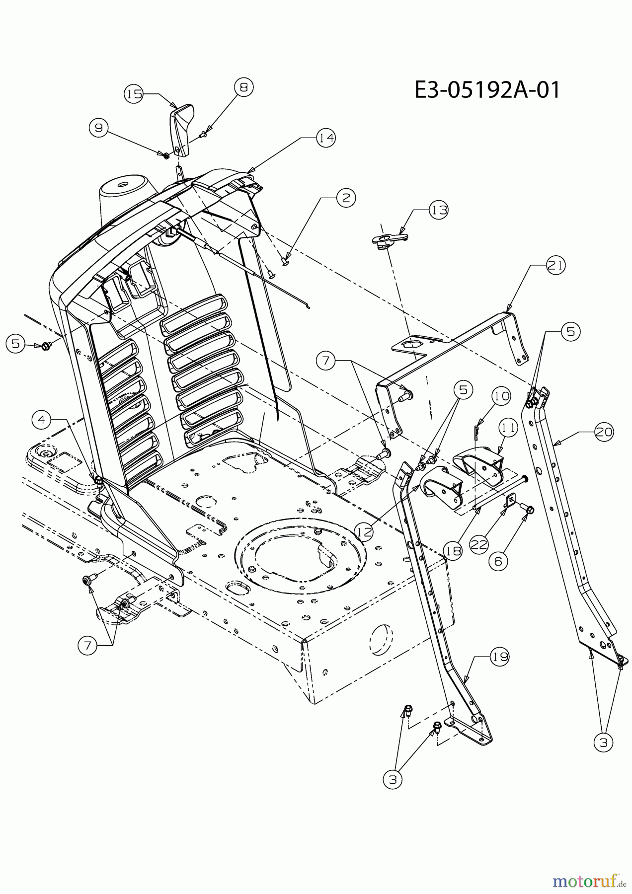  Cub Cadet Lawn tractors CC 1015 13AV11CF603  (2008) Dashboard