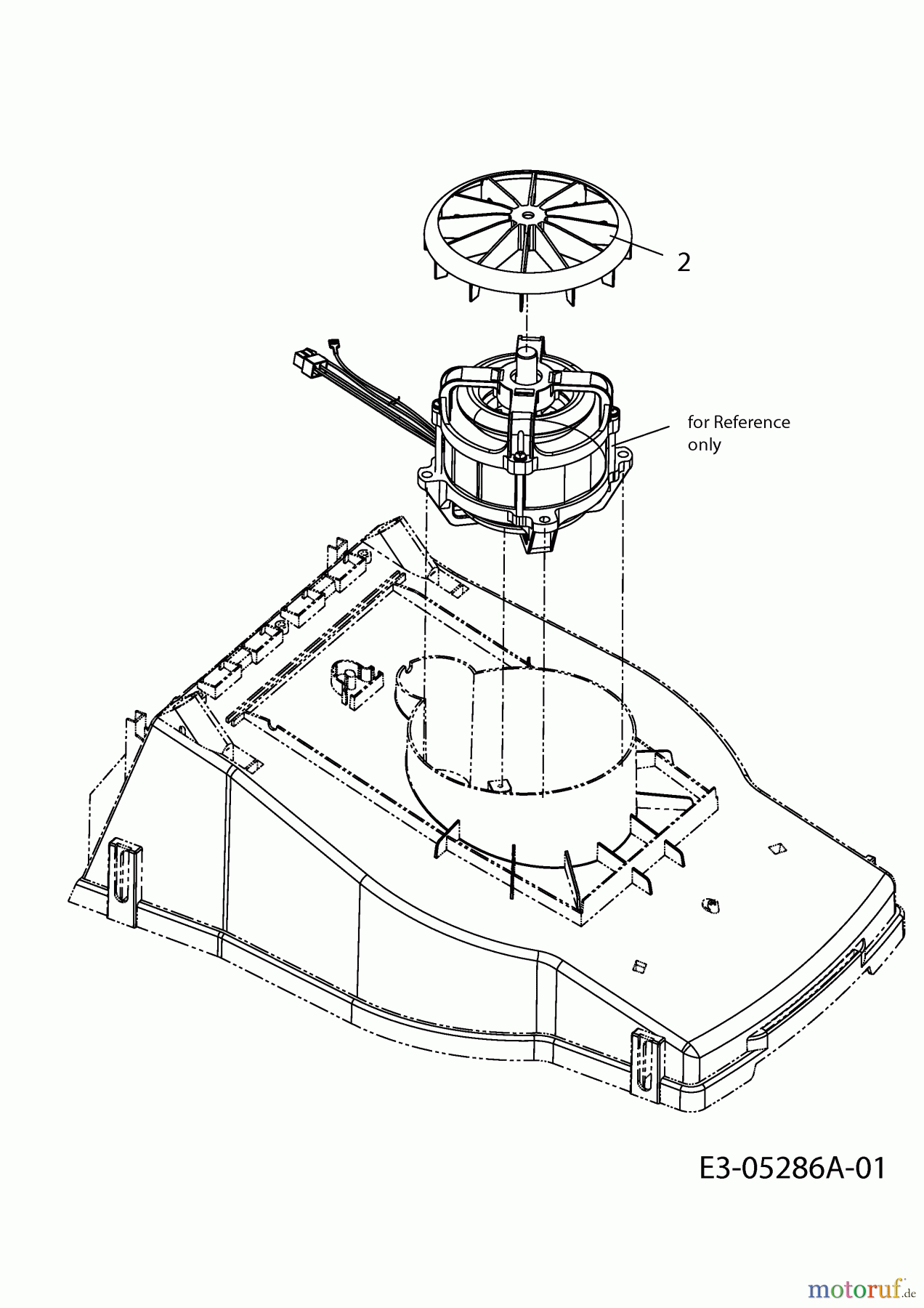  Mastercut Electric mower E 380 18D-S0J-659  (2010) Engine