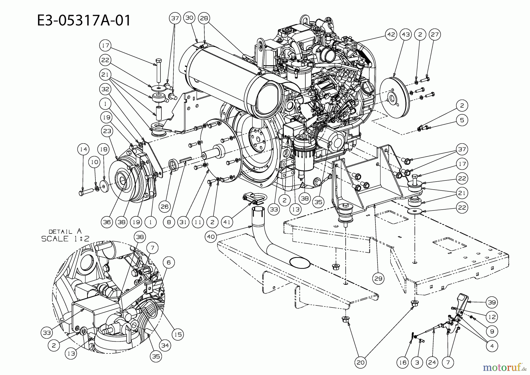  Cub Cadet Zero Turn Tank S 53AY8DU6603  (2010) Engine until 12.10.2009