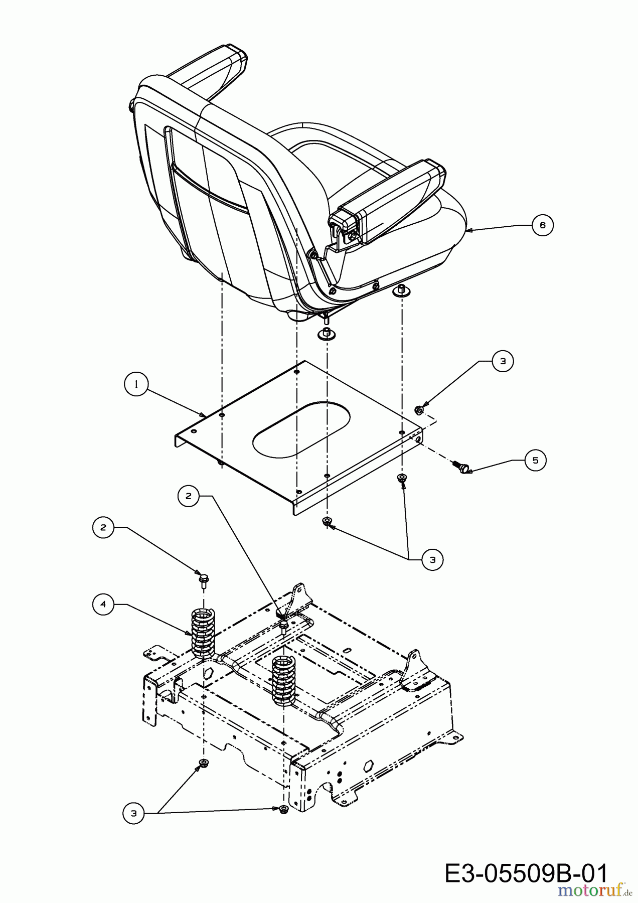  Cub Cadet Zero Turn Z-Force 48 S 17AI5BHB603  (2011) Seat