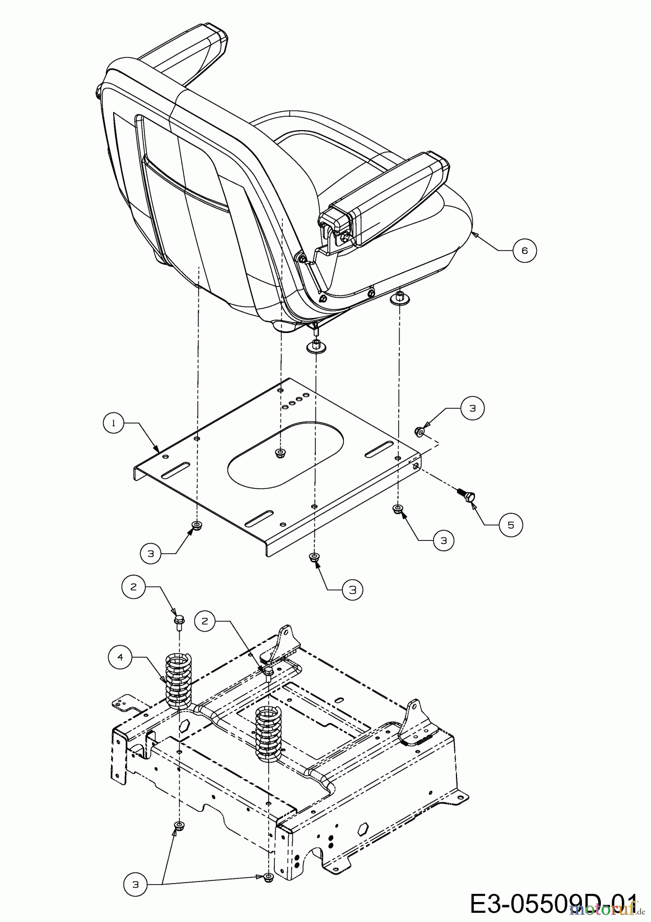  Cub Cadet Zero Turn Z-Force 48 S 17AI5BHB603  (2013) Seat