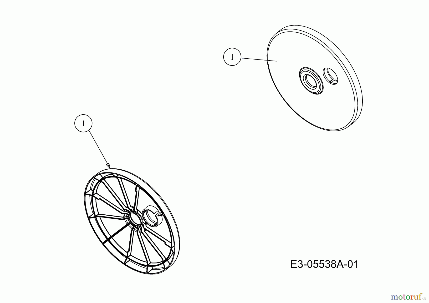  MTD Petrol mower self propelled 48 SPKM 12A-167D676  (2010) Wheel dust cover