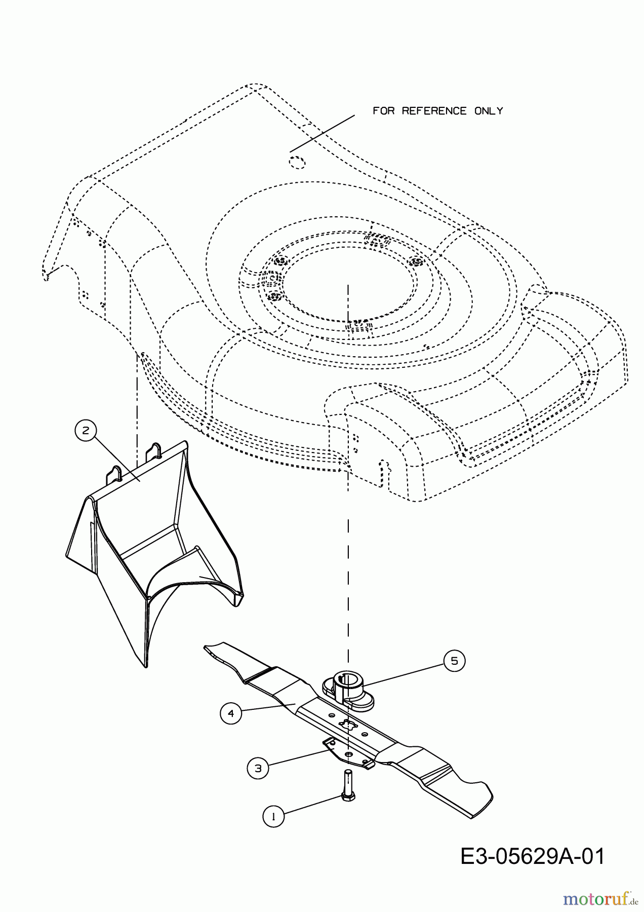  MTD untill 2011 Petrol mower self propelled 53 SPKM 12A-827D600  (2010) Blade, Blade adapter, Mulch plug