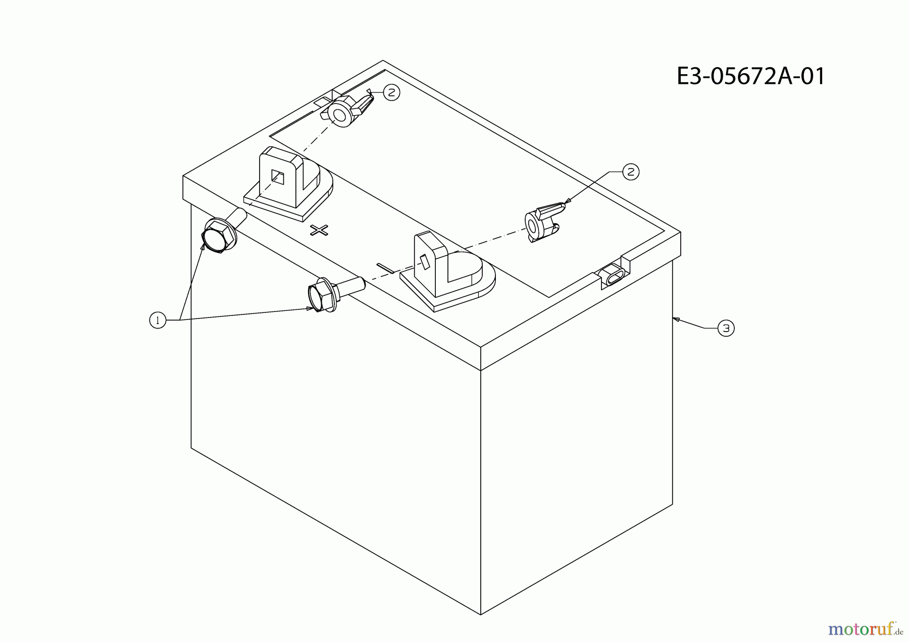  Cub Cadet Garden tractors GT 1224 14AI94AP603  (2010) Battery