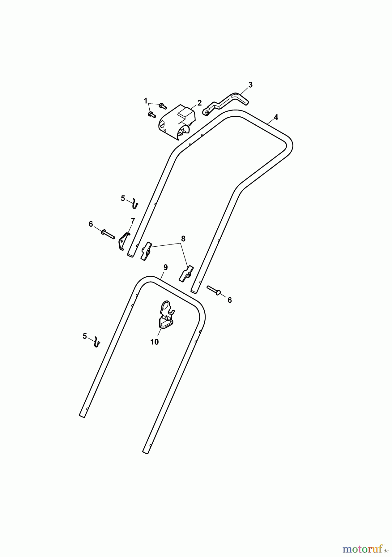  Wolf-Garten Electric mower 2.37 E 4917003 Series G  (2010) Handle