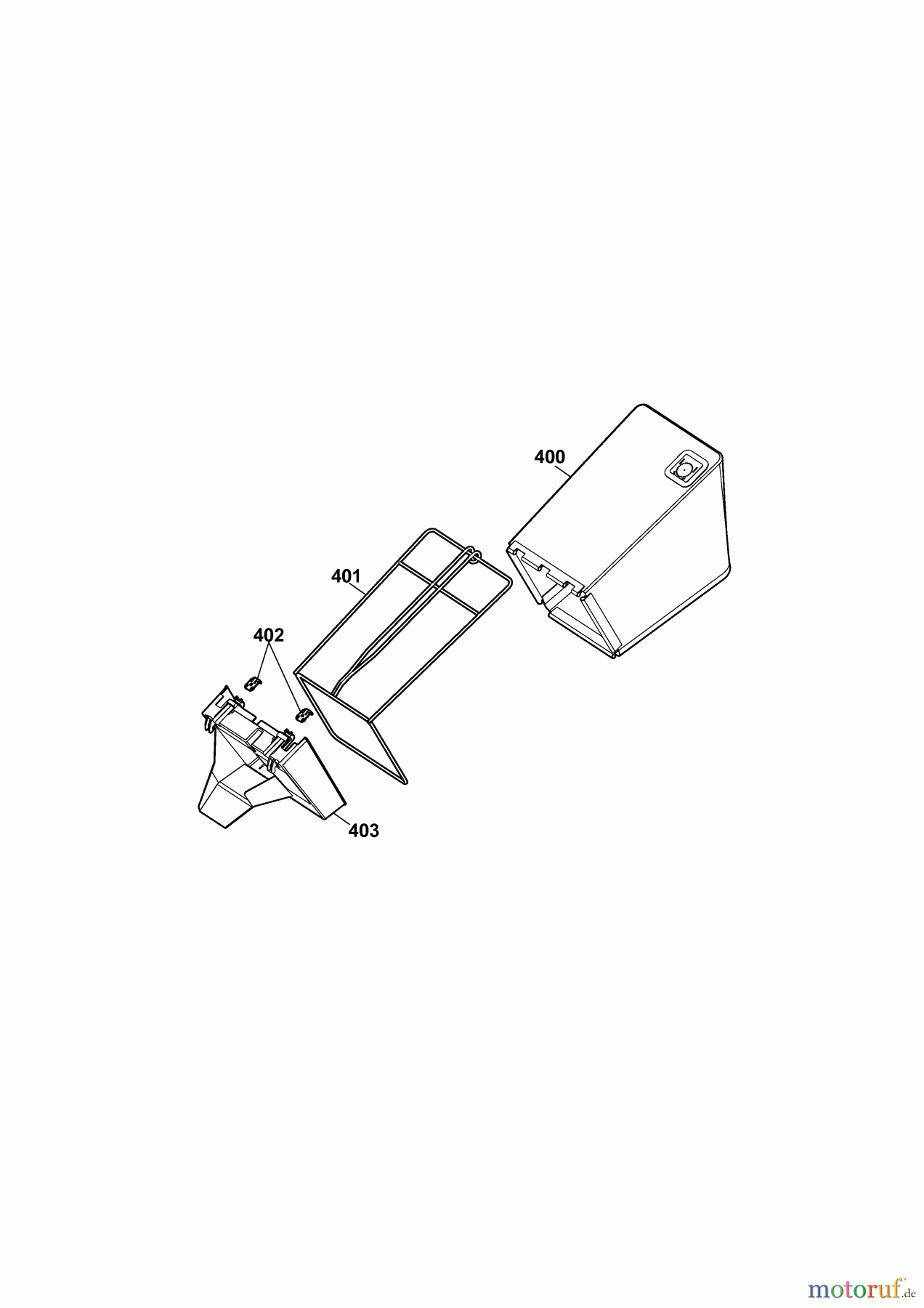  Wolf-Garten Petrol mower self propelled 2.46 BA 4605008 Series J  (2010) Grass bag