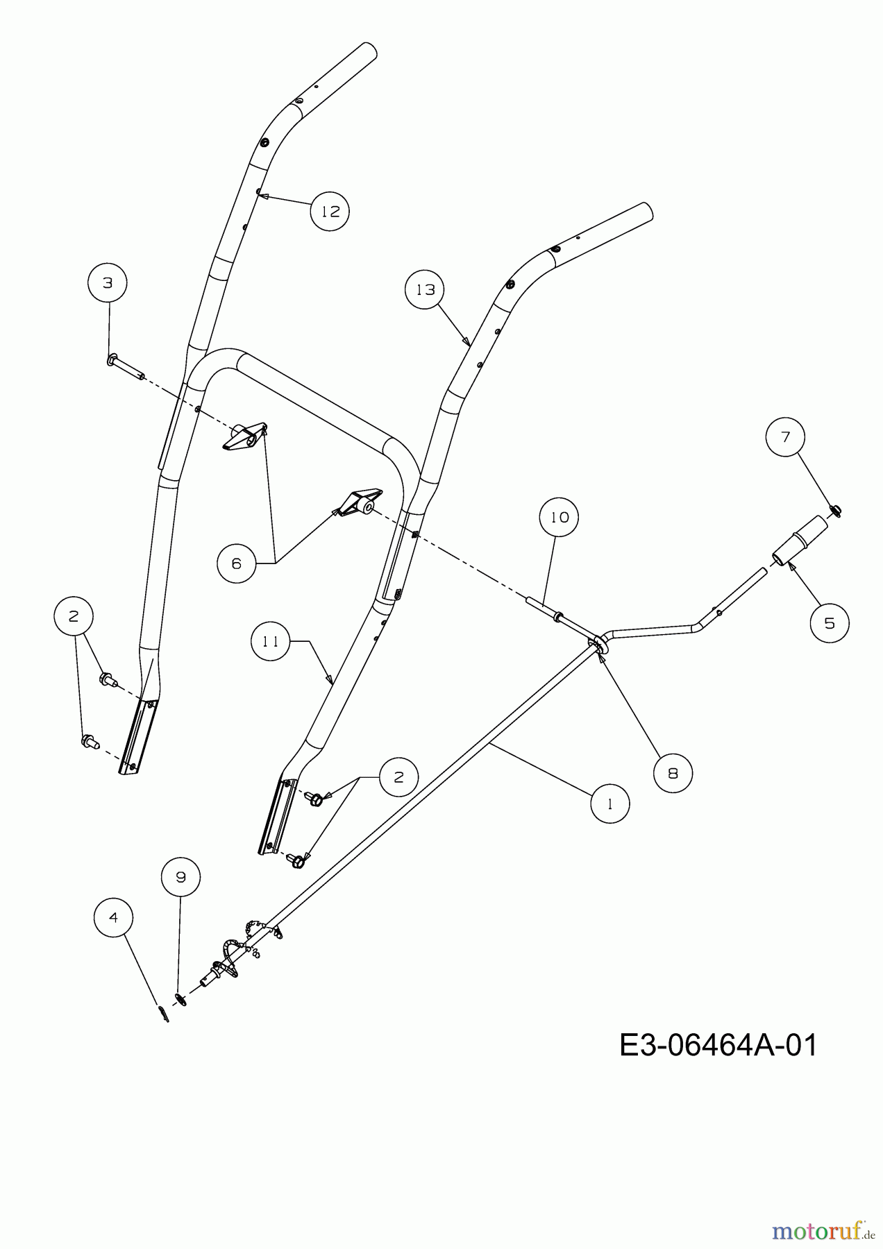 MTD Snow throwers M 61 31A-62C2678  (2016) Handle