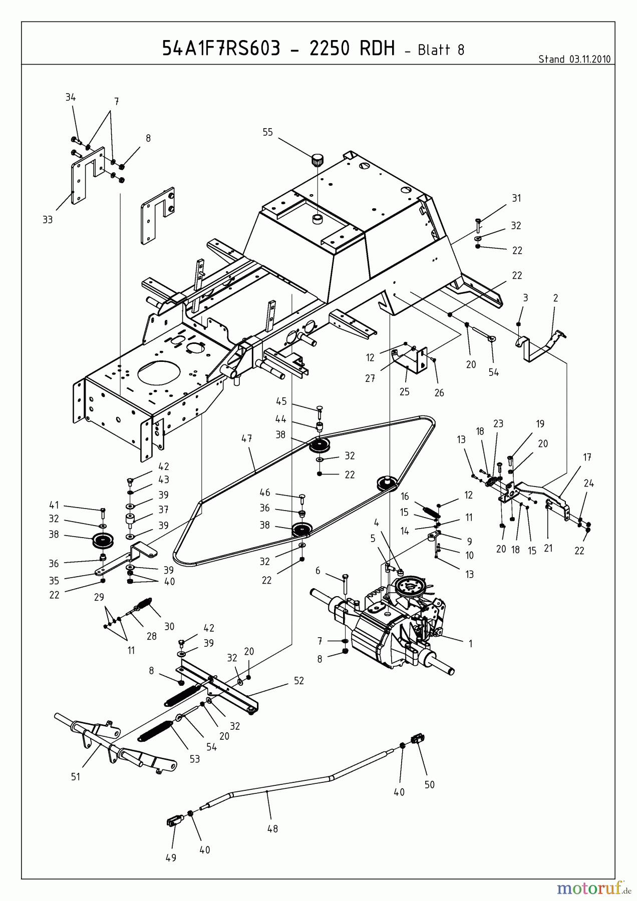  Cub Cadet Compact tractors CC 2250 RDH 54A1F7RS603  (2011) Drive system