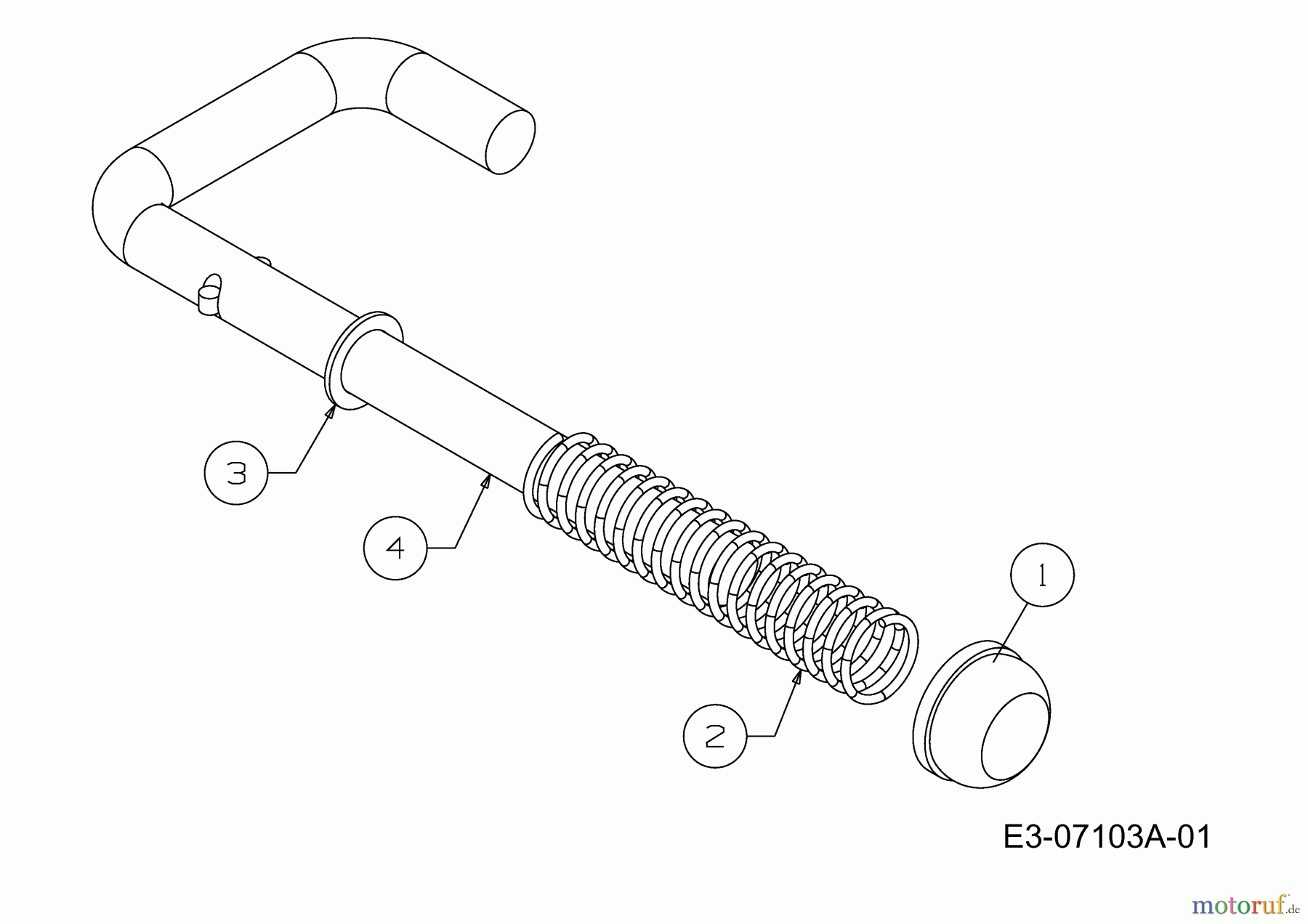  MTD untill 2011 Log splitter LS 550 24AF550C678  (2011) Lock Rod