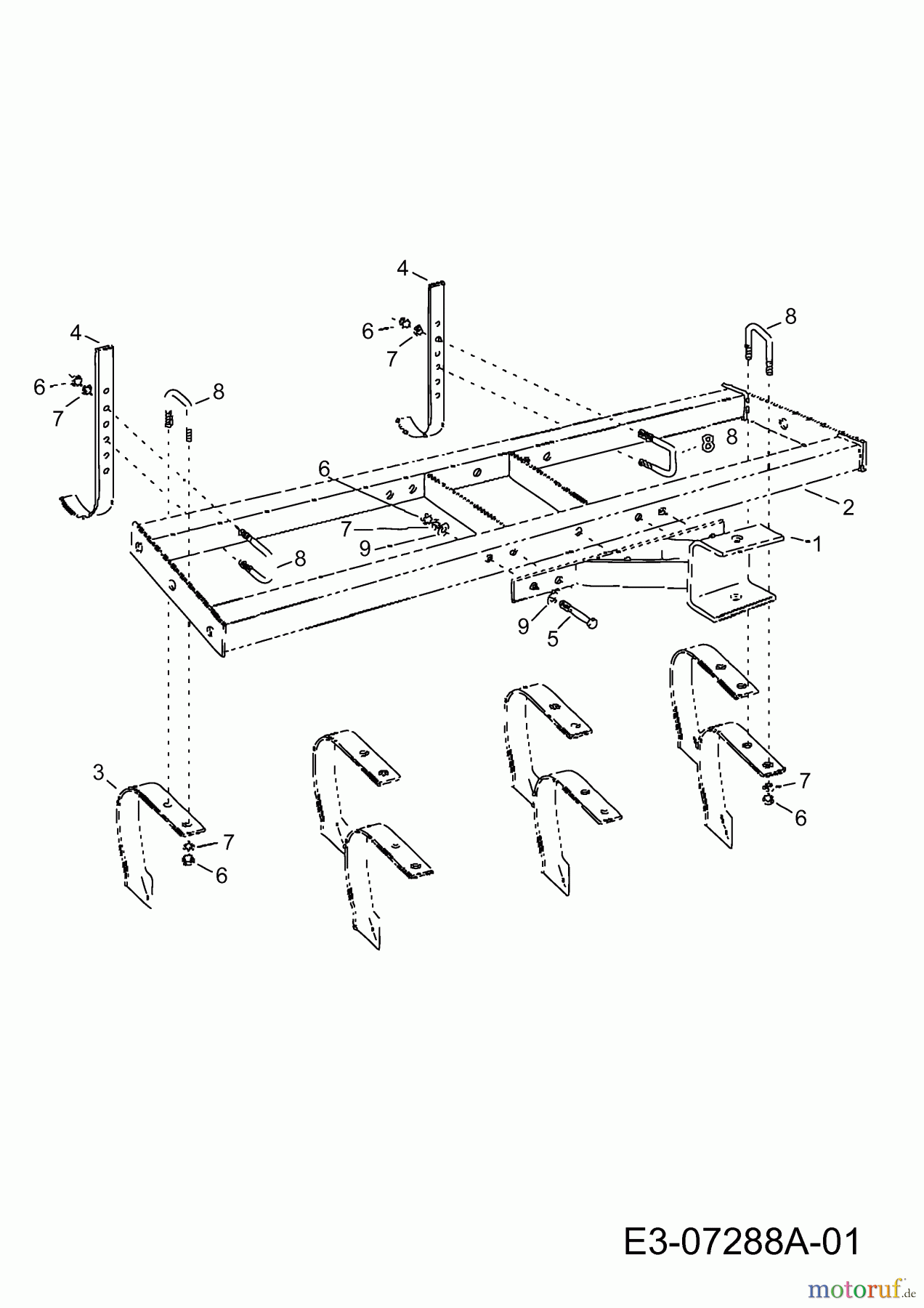  MTD Accessories Accessories garden and lawn tractors Cultivator 45-02641  (OEM-190-984) OEM-190-984  (2011) Basic machine