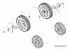 Cub Cadet CC 98 B 12A-999H603 (2013) Spareparts Wheels