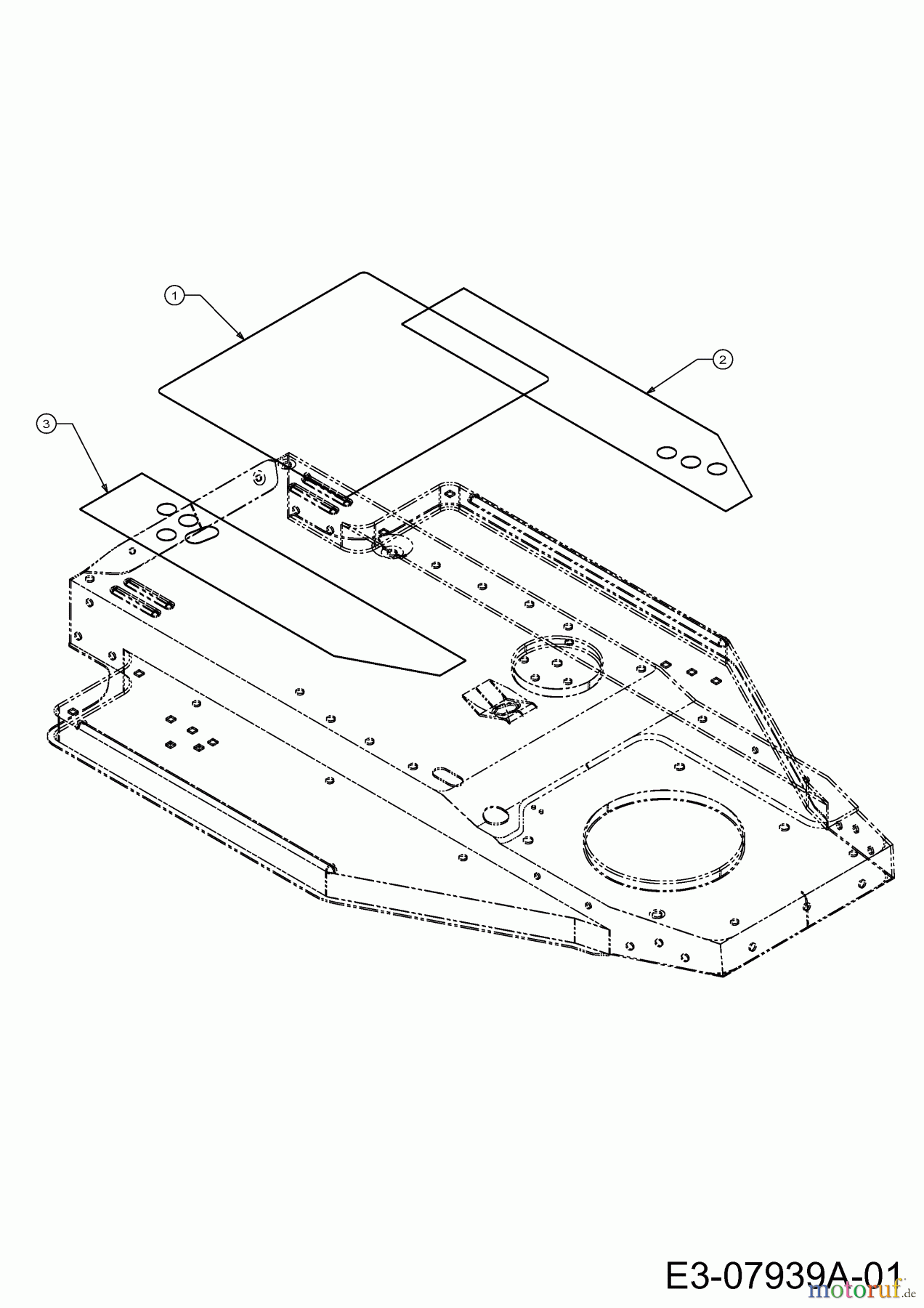  Lawnflite Lawn tractors 603 13AC479C611  (2004) Foot pad