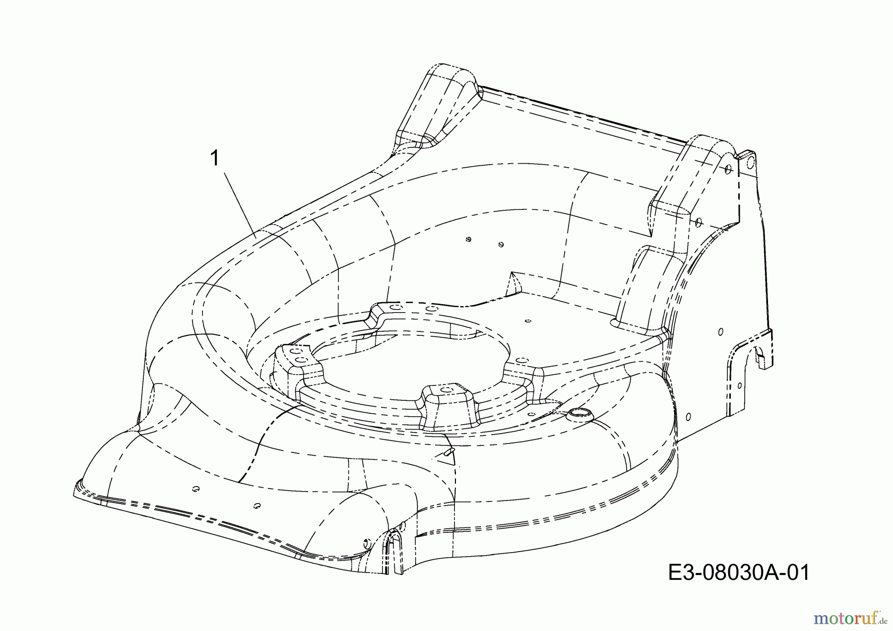  Petrol mower Regal MNC 11A-E10V633  (2013) Deck housing