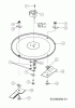 Petrol mower 11A-E10V633 (2013) Spareparts Blade, Blade adapter