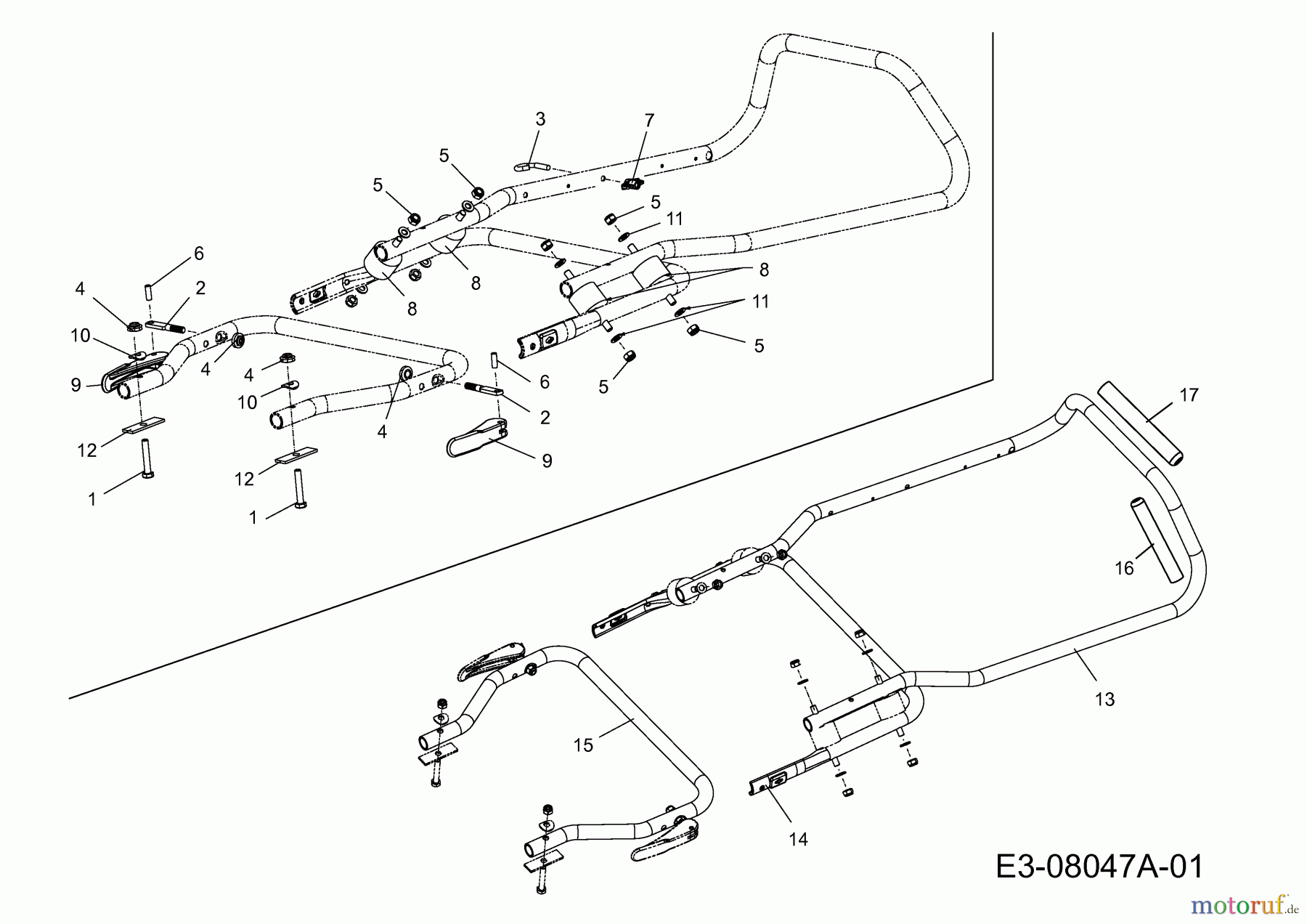  Petrol mower Regal AV 11AAE0LC633  (2013) Handle