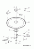 Petrol mower 11A-F10P633 (2013) Spareparts Blade, Blade adapter