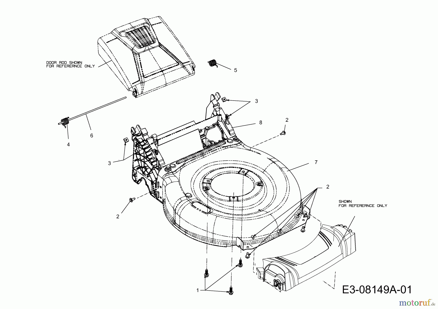  Mastercut Petrol mower MC 53 11A-PAJS659  (2013) Deck housing