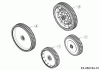 MTD LMEX 53 K 12B-PH7D682 (2017) Spareparts Wheels