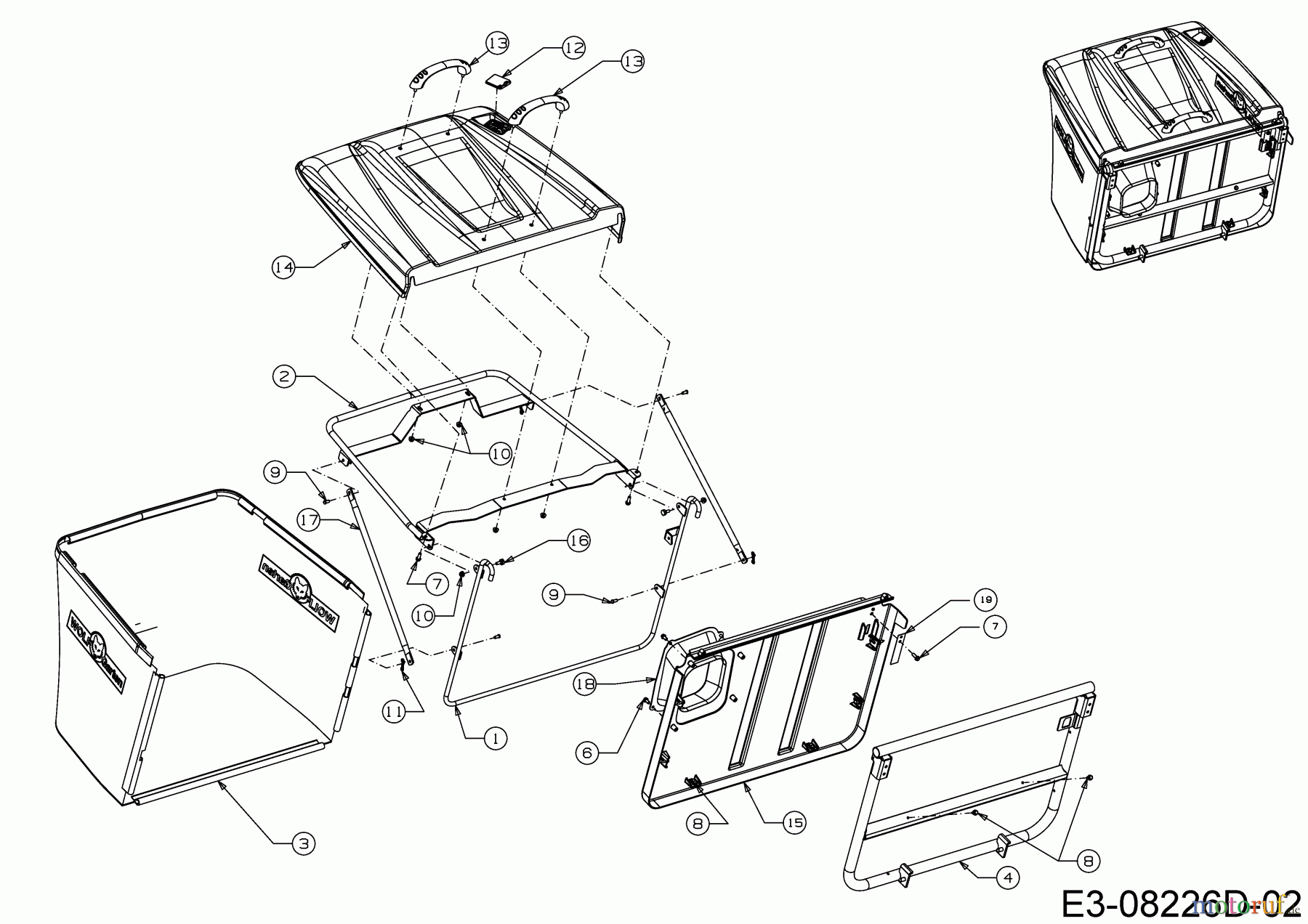  WOLF-Garten Expert Lawn tractors Scooter Pro Hydro 13A221HD650  (2017) Grass catcher