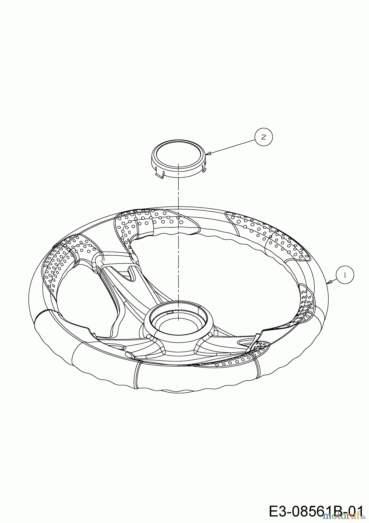  Cub Cadet Lawn tractors LGTX 1050 13AS92AP056  (2015) Steering wheel