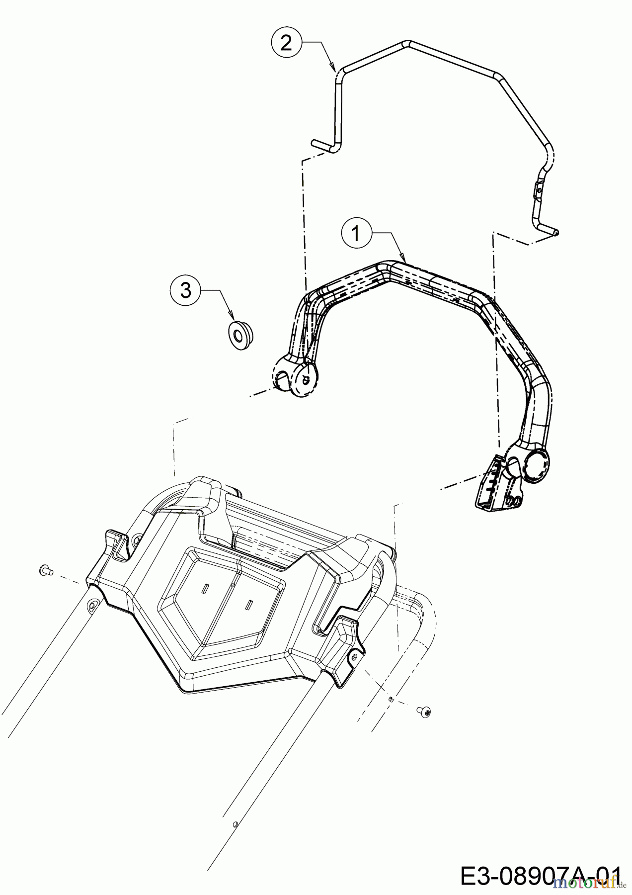  Cub Cadet Petrol mower self propelled CC 46 SPBVHW 12ABTV5E603  (2015) Shift lever