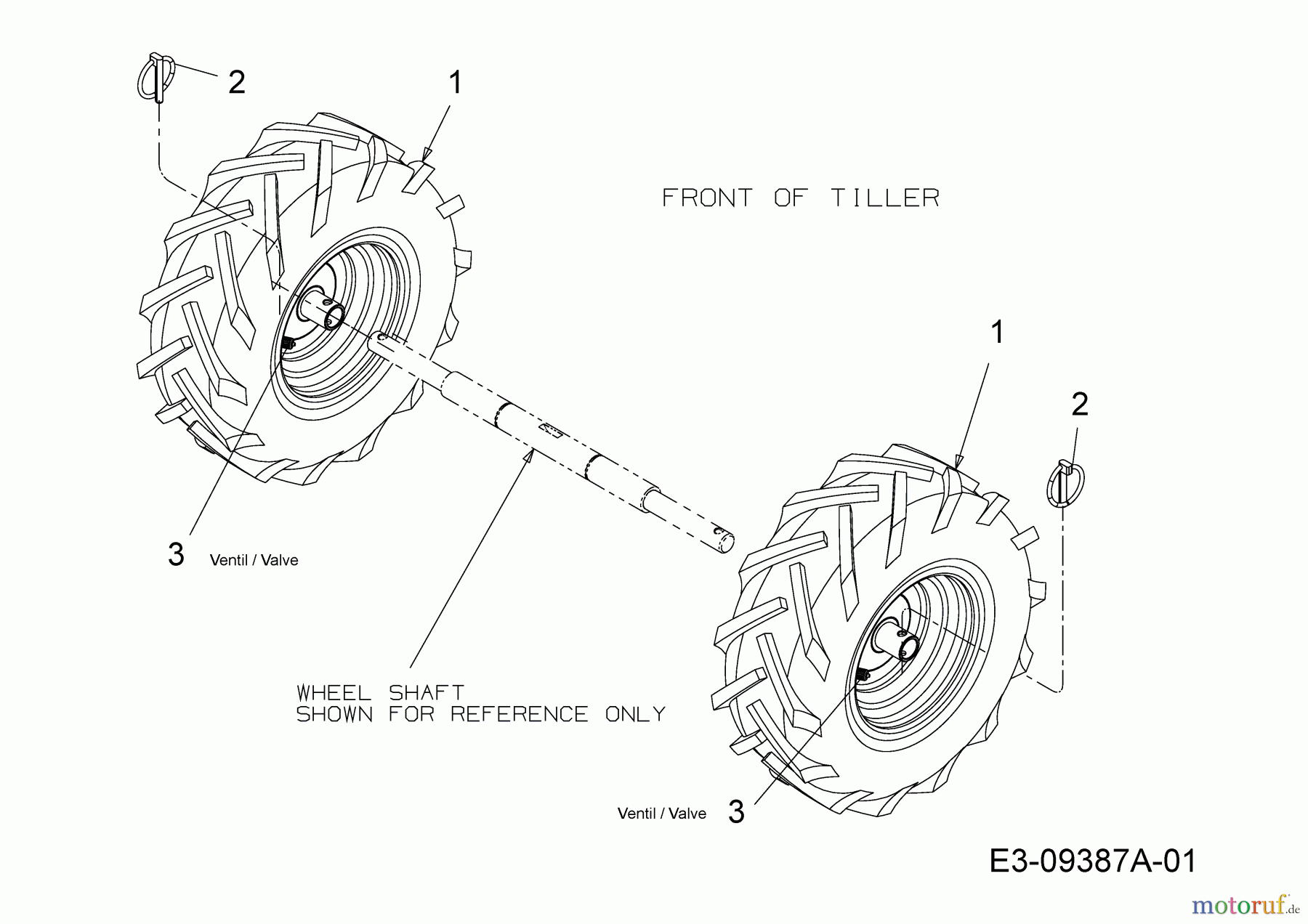  Cub Cadet Tillers RT 45 21AA40M8710  (2018) Wheels