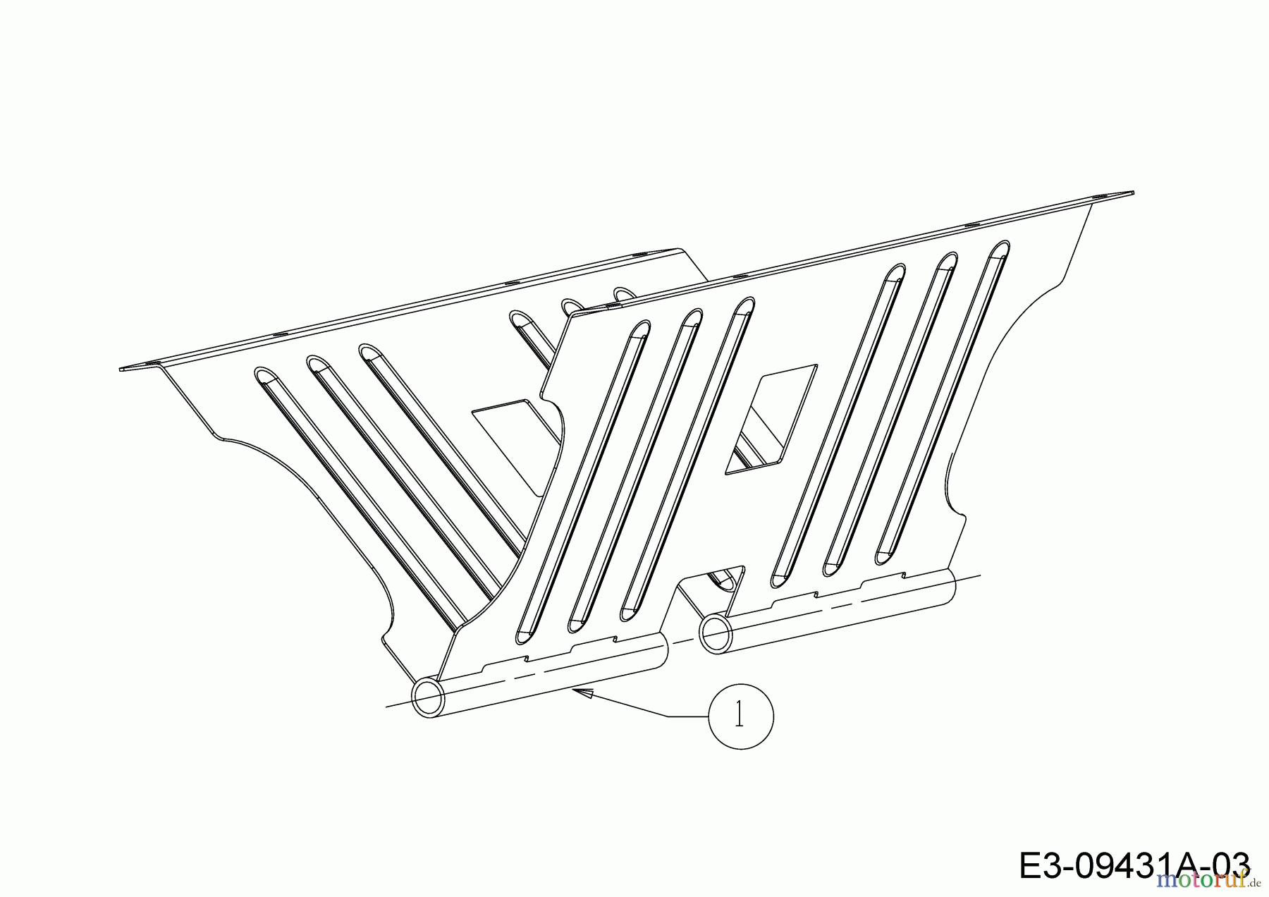  MTD Accessories Accessories garden and lawn tractors Utility cart Hauler 19A40026100  (2017) Axle support