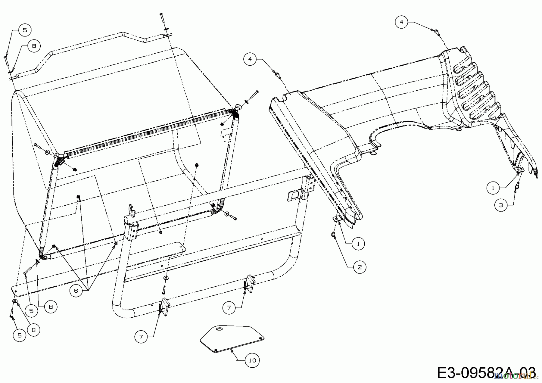  Wolf-Garten Lawn tractors Scooter Hydro 13A221SD650  (2016) Coupling, Screw set fender