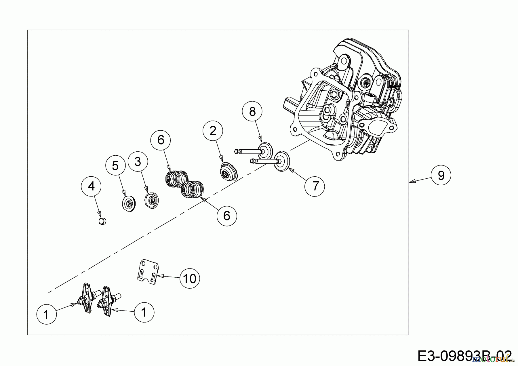  MTD-Engines Horizontal 670-WHA 752Z670-WHA  (2018) Cylinder head