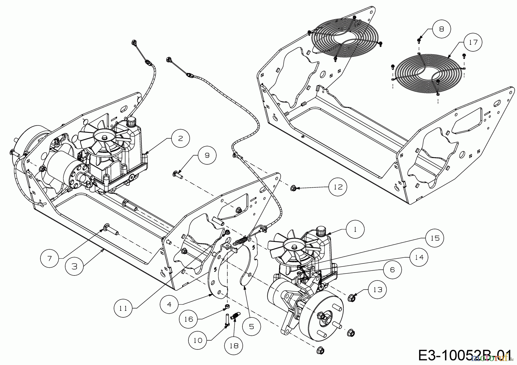  Cub Cadet Zero Turn Z5 152 53AIHJUV603  (2018) Drive system