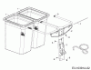 MTD Accessories Grass catcher for A series (NX-15) with mowing deck F (38"/96cm) OEM-190-180A (2018) Spareparts Grass catcher