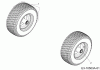 Cub Cadet Z7 183 53AIHKUY603 (2018) Spareparts Front wheels 16x6.5