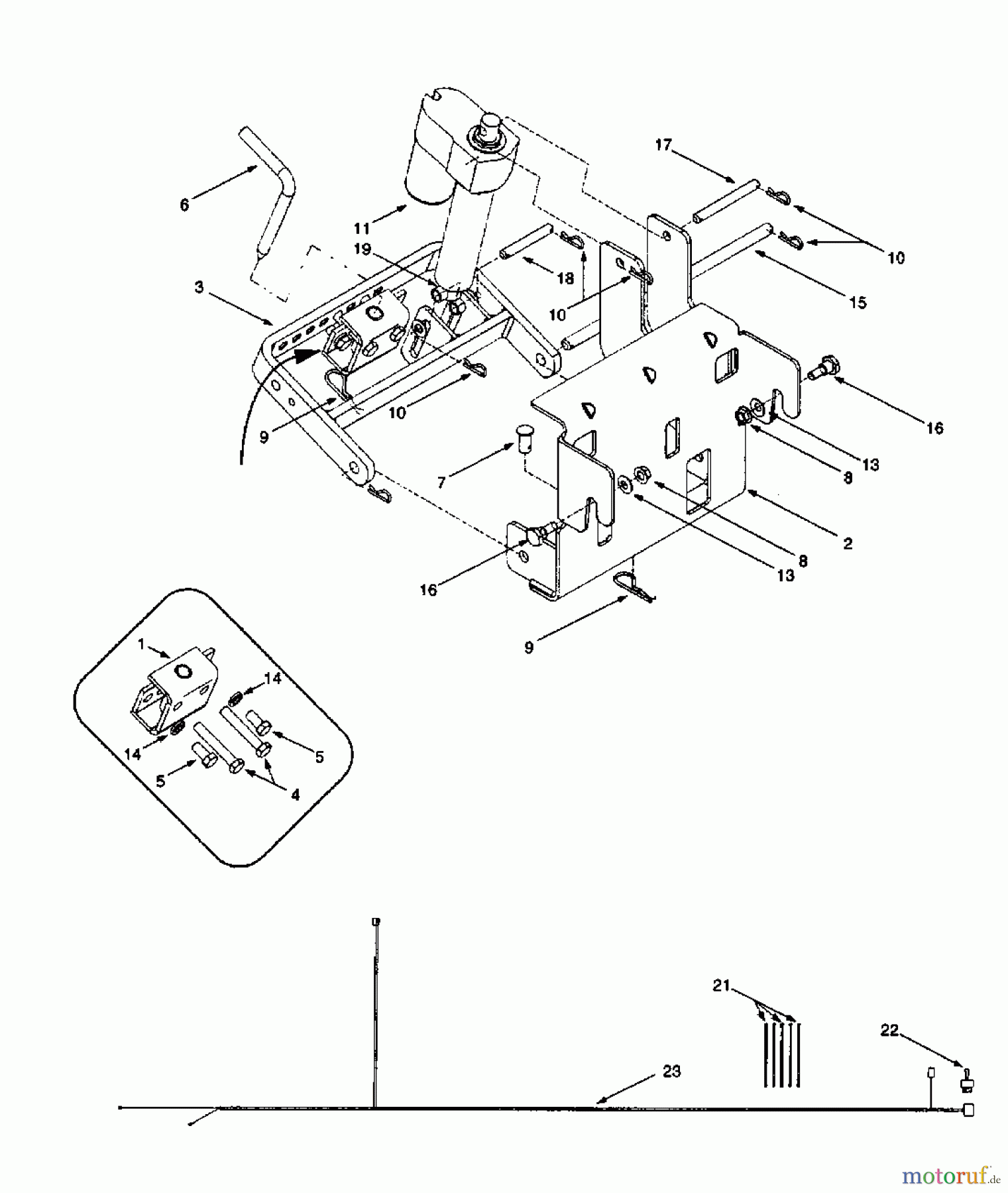  MTD Accessories Accessories garden and lawn tractors Coupling for 800 series (RT-99) 190-824-000  (2000) Basic machine