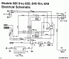 MTD untill 2011 G 200 14AI848H678 (2002) Spareparts Wiring diagram